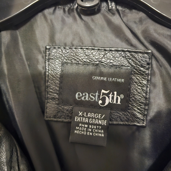 east 5th Leather Jacket XL - Picture 11 of 13